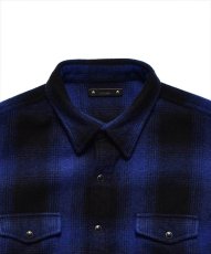 画像2: MINEDENIM Ombre Check Flannel RF Western Shirt (チェックシャツ) (2)