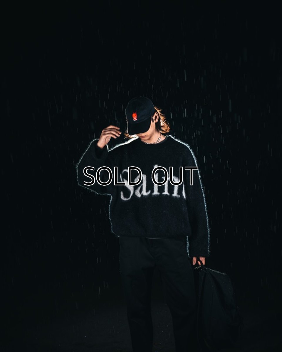 画像3: ©SAINT Mxxxxxx CREW NECK KNIT SAINT Black (モヘアセーター) (3)
