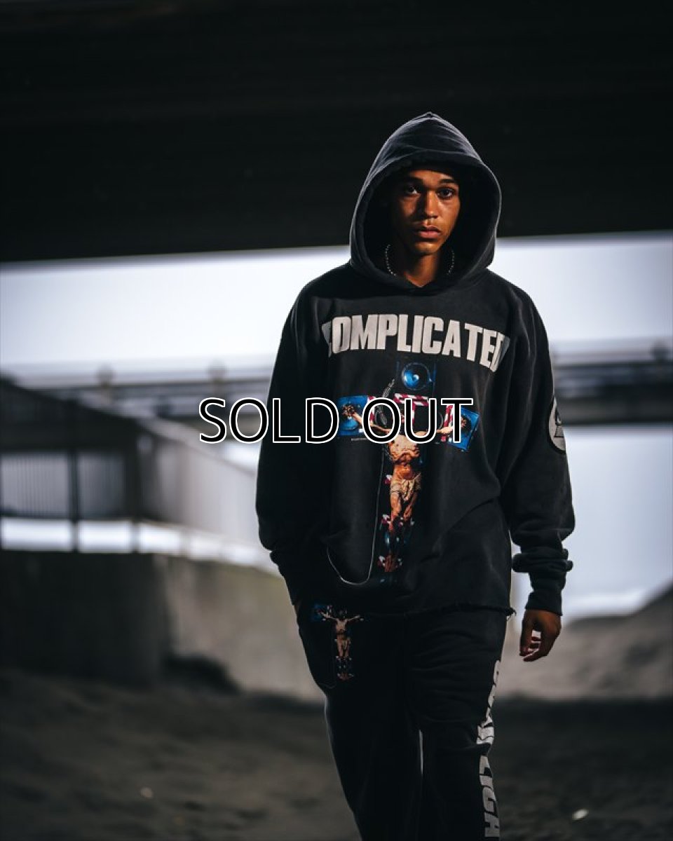 画像7: ©SAINT Mxxxxxx Kosuke Kawamura KK SWTPNT COMPLICATED Black (スウェットパンツ) (7)