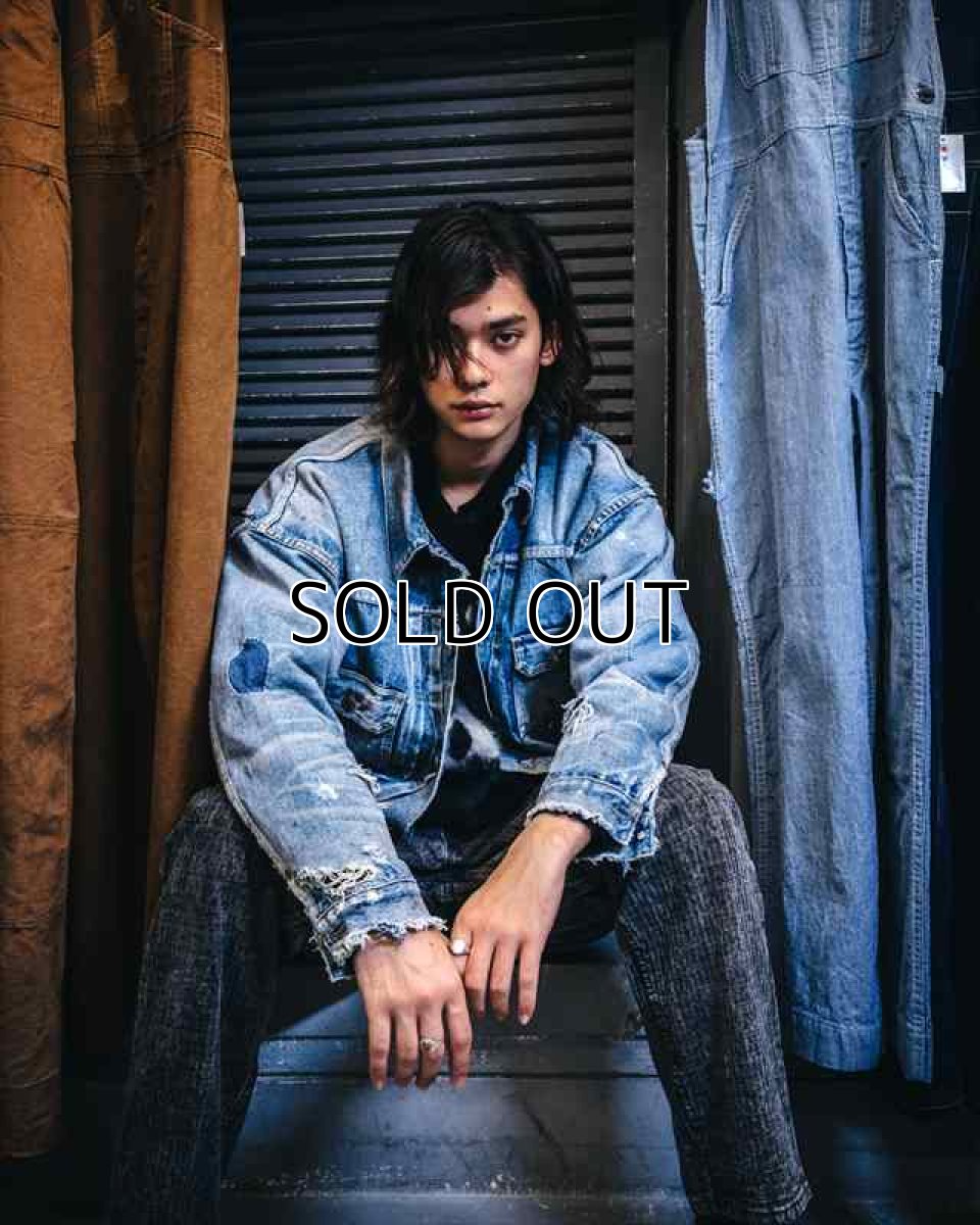 画像5: ©SAINT Mxxxxxx BerBerJin BJ DENIM JKT DAMAGE Blue (デニムジャケット) (5)
