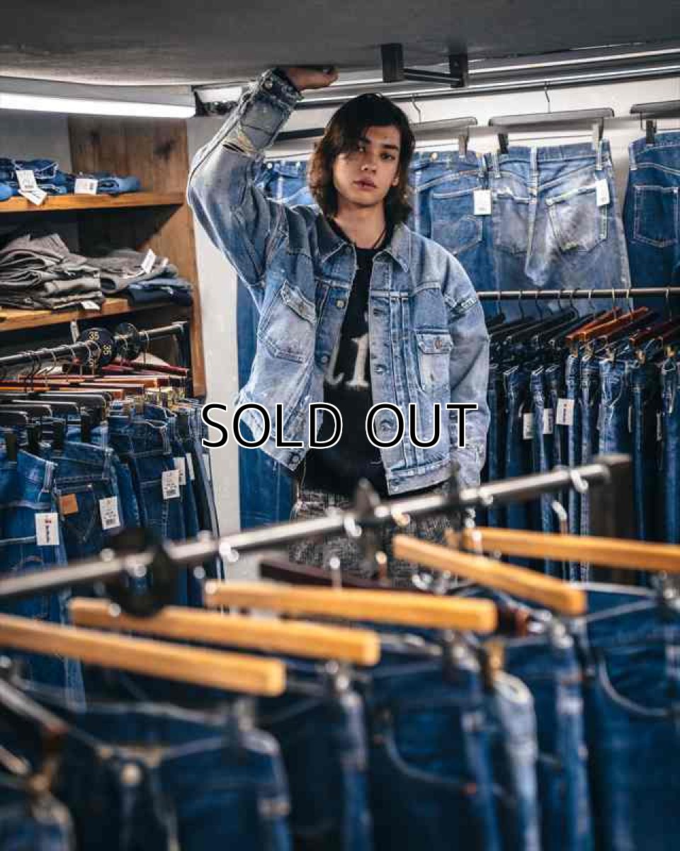 画像6: ©SAINT Mxxxxxx BerBerJin BJ DENIM JKT DAMAGE Blue (デニムジャケット) (6)
