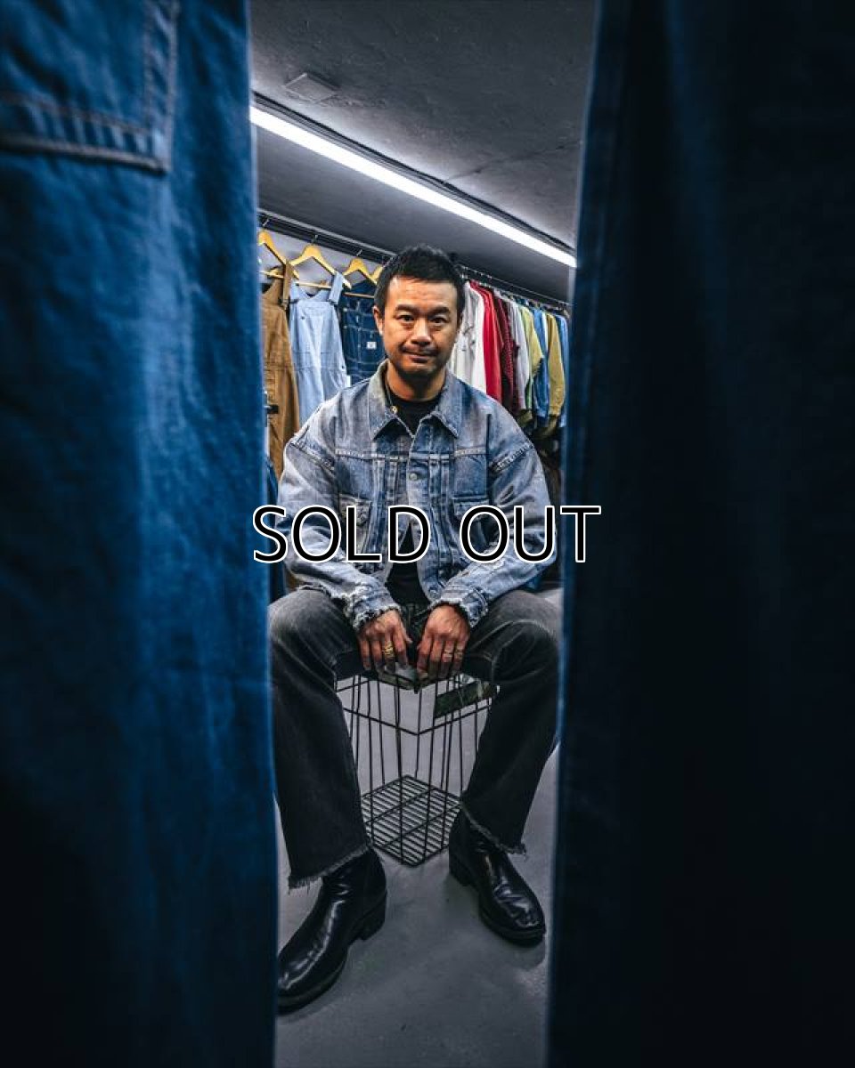 画像4: ©SAINT Mxxxxxx BerBerJin BJ DENIM JKT DAMAGE Blue (デニムジャケット) (4)