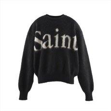 画像1: ©SAINT Mxxxxxx CREW NECK KNIT SAINT Black (モヘアセーター) (1)