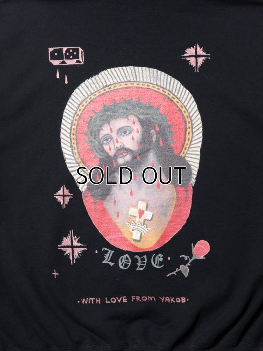 画像2: COOTIE PRODUCTIONS Open End Yarn Sweat Hoodie (JESUS) パーカー (2)