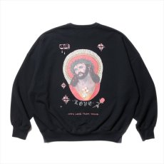 画像1: COOTIE PRODUCTIONS Open End Yarn Sweat Crew (JESUS) スウェット (1)