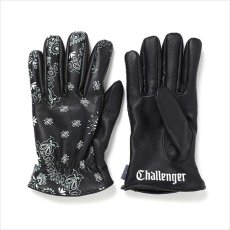 画像1: CHALLENGER Bandana Leather Glove (レザーグローブ) (1)