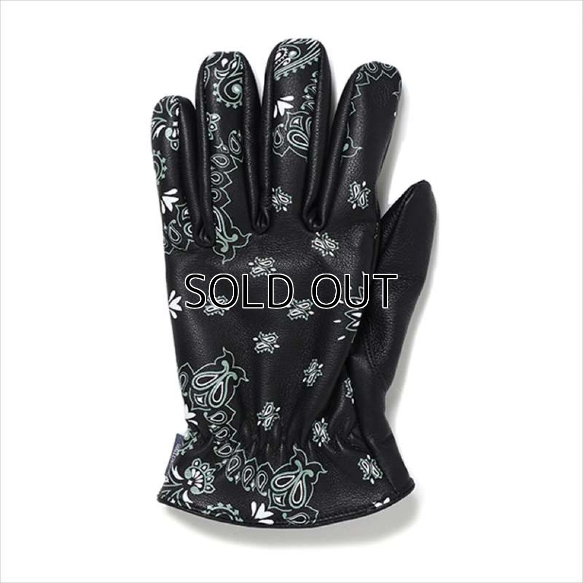 画像2: CHALLENGER Bandana Leather Glove (レザーグローブ) (2)