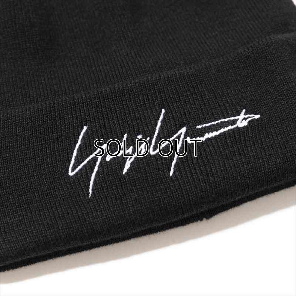 画像2: YOHJI YAMAMOTO x NEW ERA Cotton Cuff Knit Cap 2023AW YY Logo (ニットキャップ) (2)