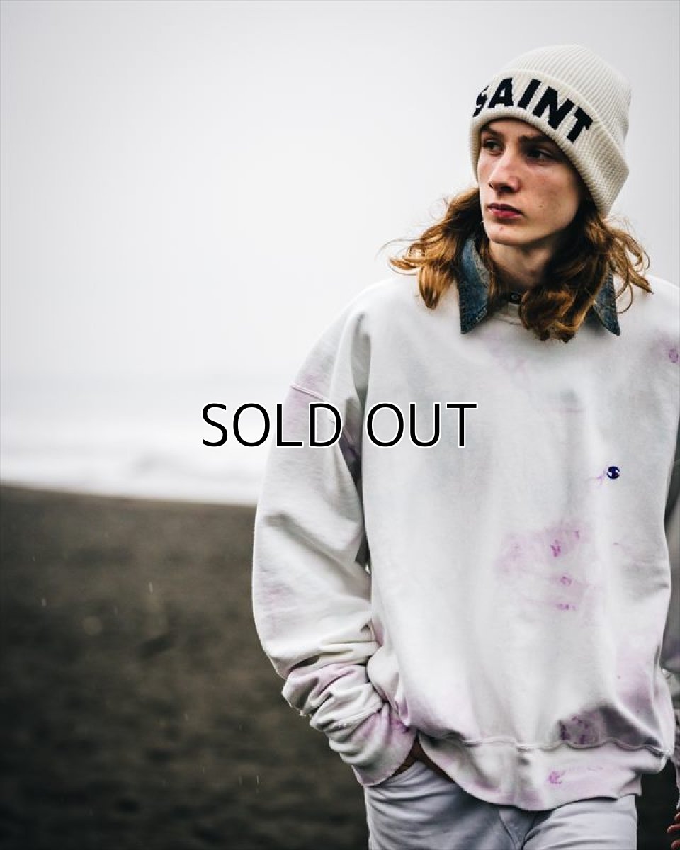 画像2: ©SAINT Mxxxxxx CRW N SWT ONE POINT TDYE (スウェット) (2)