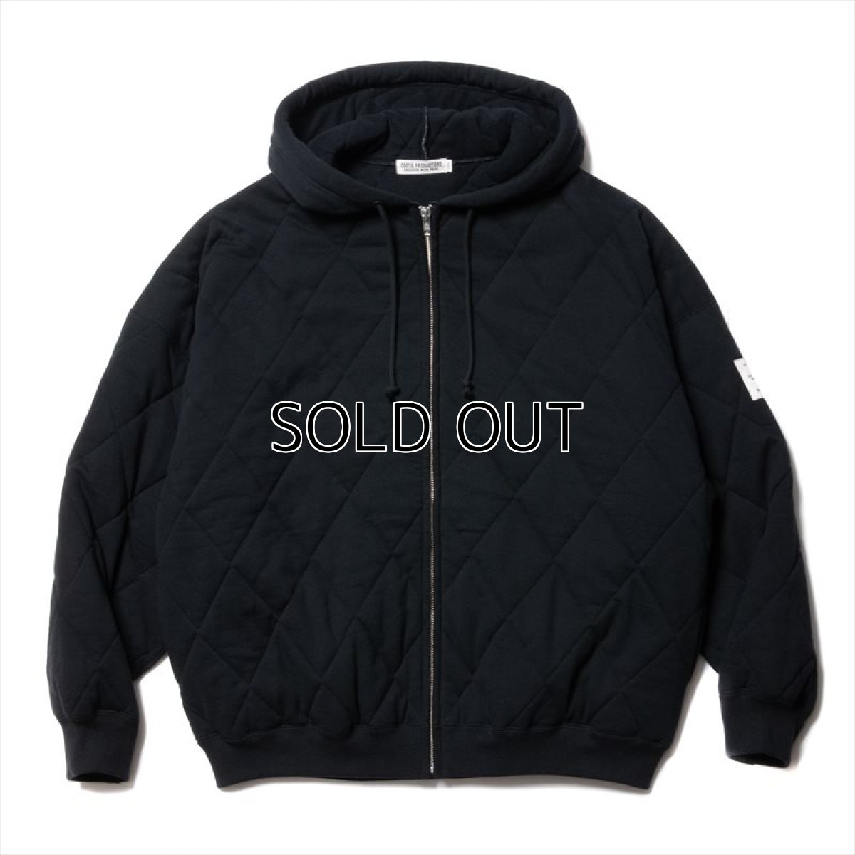 画像1: COOTIE PRODUCTIONS Quilting Sweat Zip Hoodie (ジップパーカー) (1)