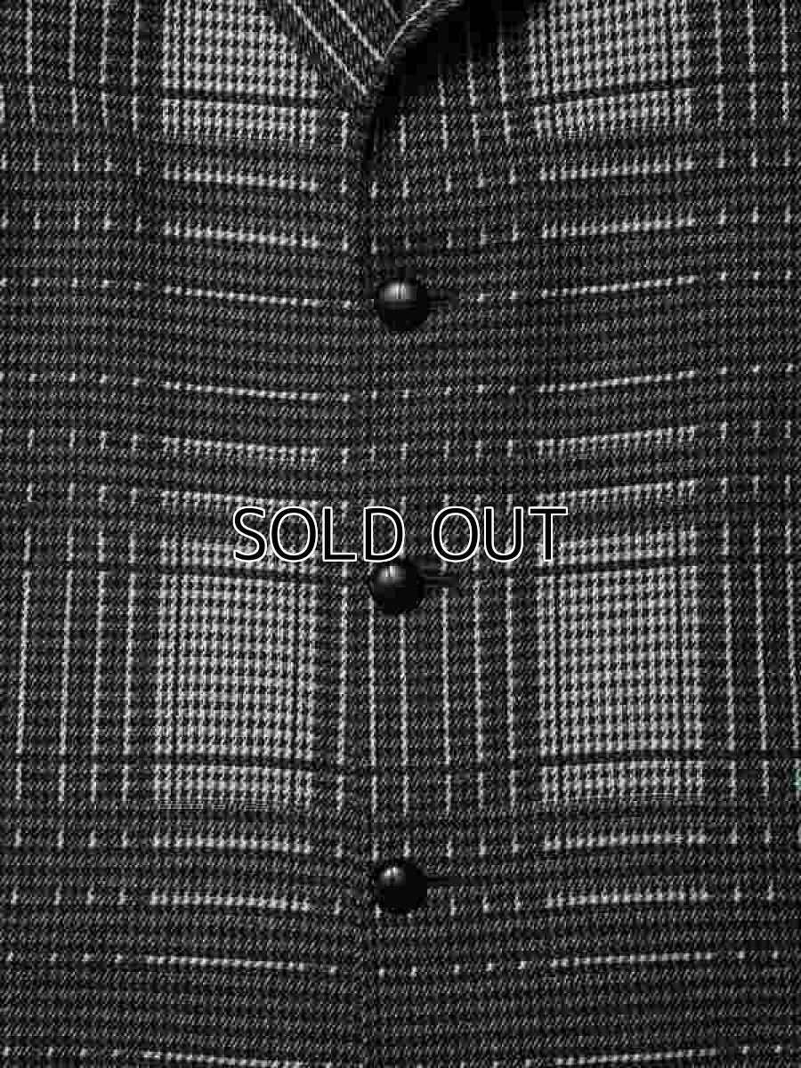 画像3: COOTIE PRODUCTIONS Jacquard Check Wool Short Chester Coat (チェスターコート) (3)