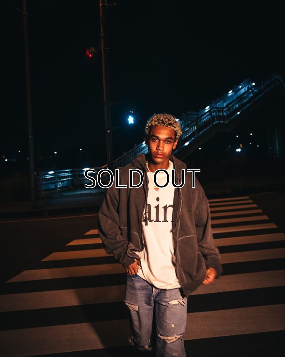 画像2: ©SAINT Mxxxxxx ZIP PARKA DAMAGE Black (ジップパーカー) (2)