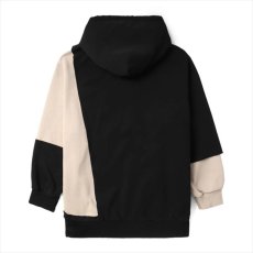 画像2: MM6 Maison Margiela Numeric Print Layered Hoodie (レイヤードパーカー) (2)