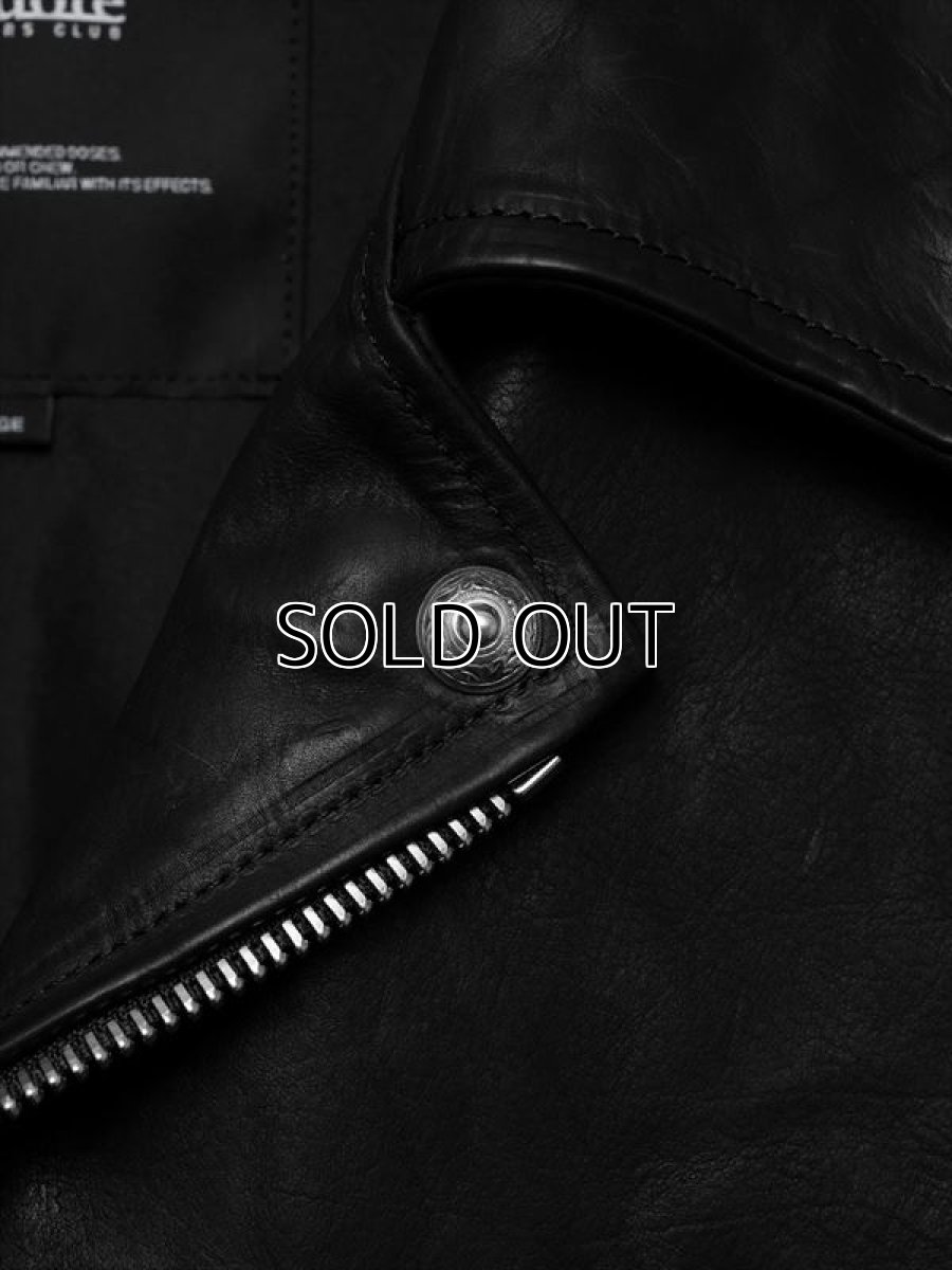 画像2: Antidote BUYERS CLUB Leather Double Riders Jacket (レザーライダースジャケット) (2)