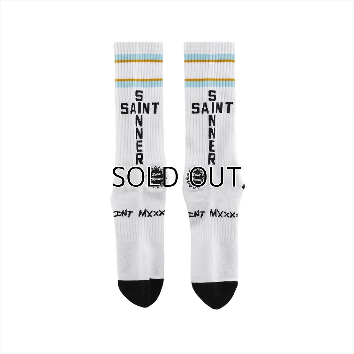 画像2: ©SAINT Mxxxxxx Socks Argentina White (ソックス) (2)