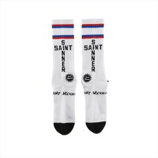 画像2: ©SAINT Mxxxxxx Socks France White (ソックス) (2)