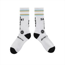 画像1: ©SAINT Mxxxxxx Socks Argentina White (ソックス) (1)