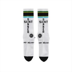 画像2: ©SAINT Mxxxxxx Socks Tanzania White (ソックス) (2)