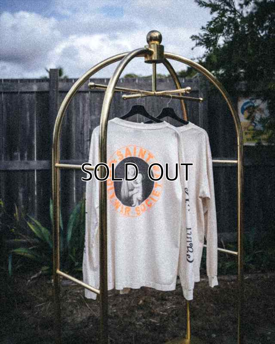 画像4: ©SAINT Mxxxxxx LS TEE PINK HEART White (ロングスリーブTシャツ) (4)