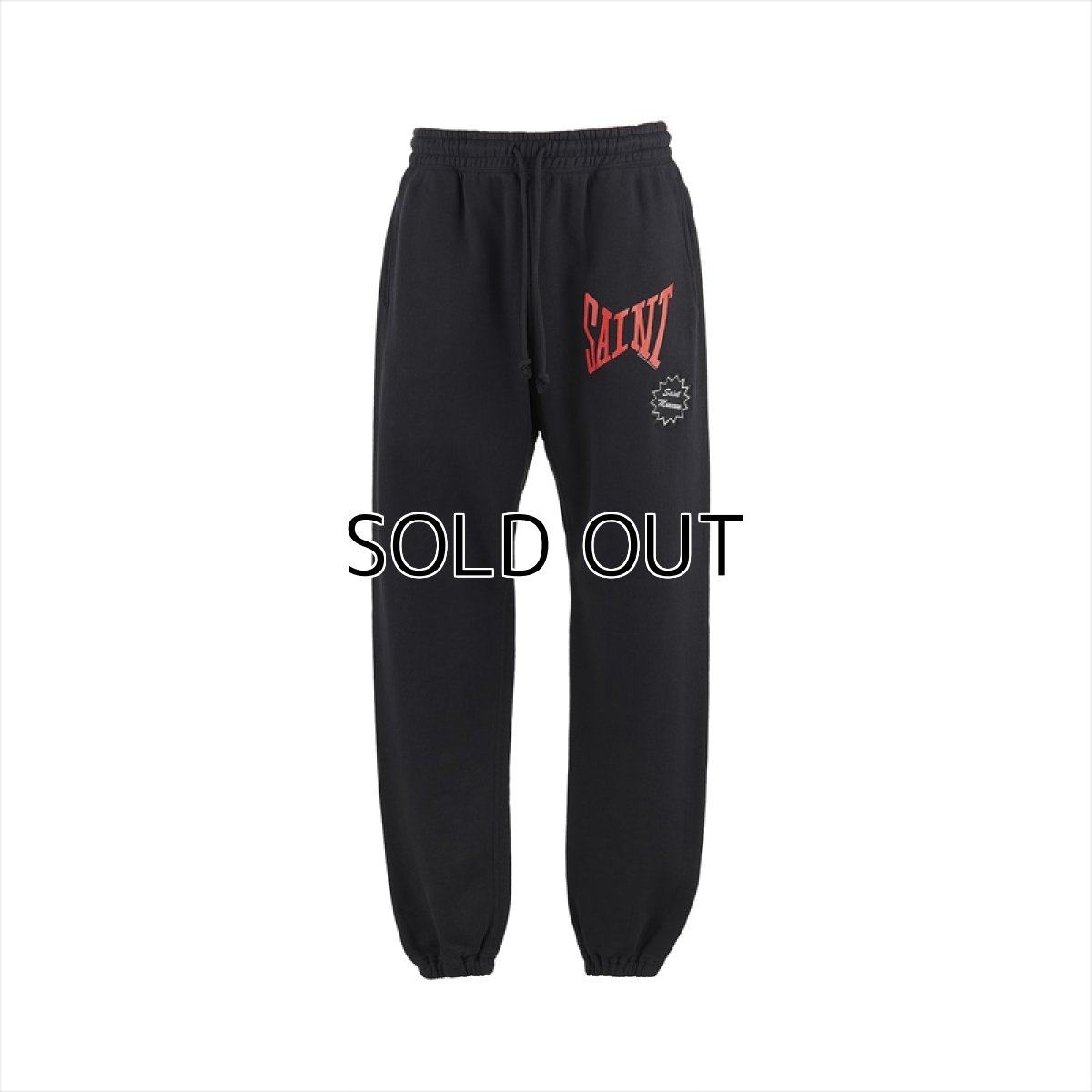 画像1: ©SAINT Mxxxxxx SWEAT PANTS SAINT Black (スウェットパンツ) (1)