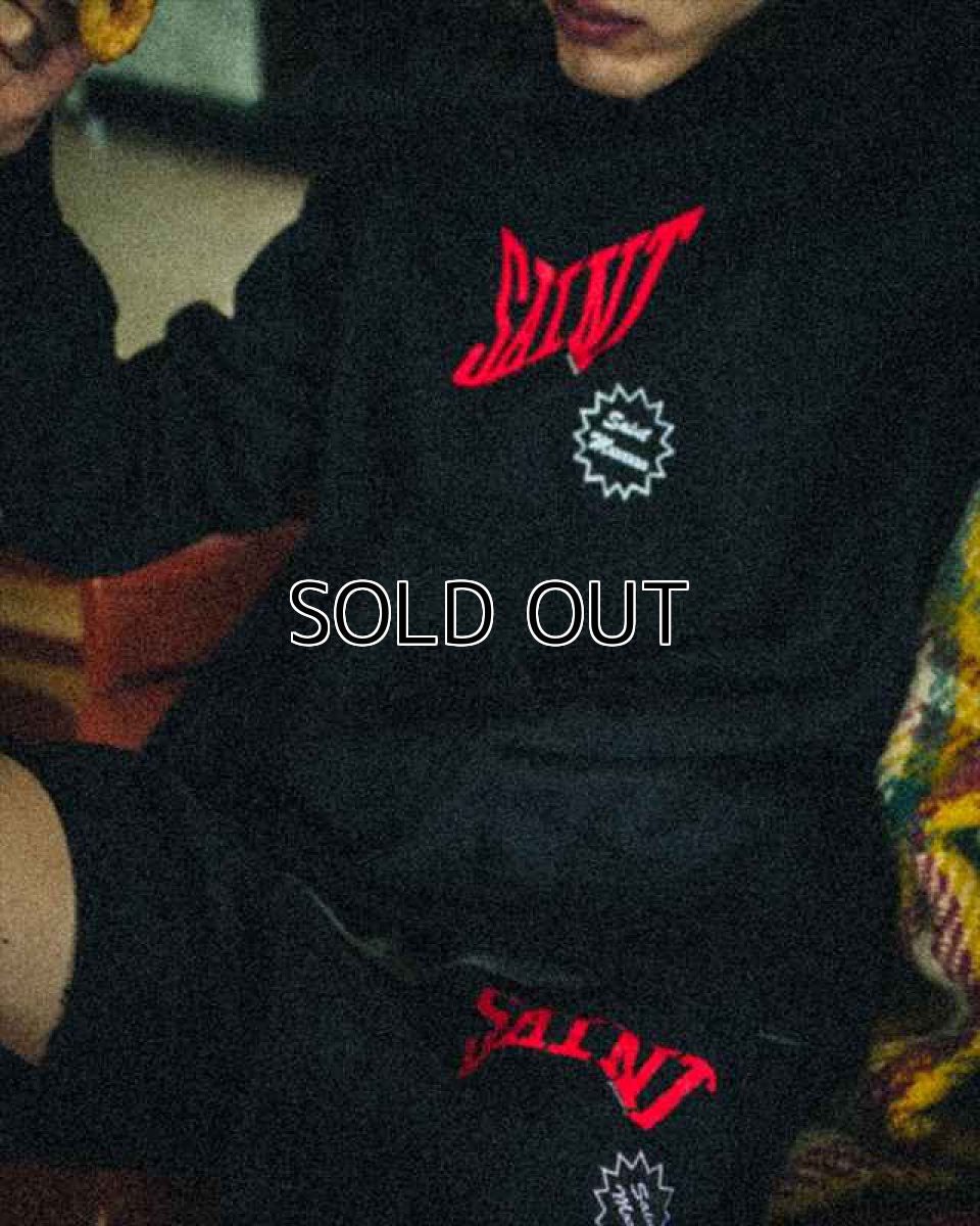 画像2: ©SAINT Mxxxxxx HOODIE SAINT Black (パーカー) (2)