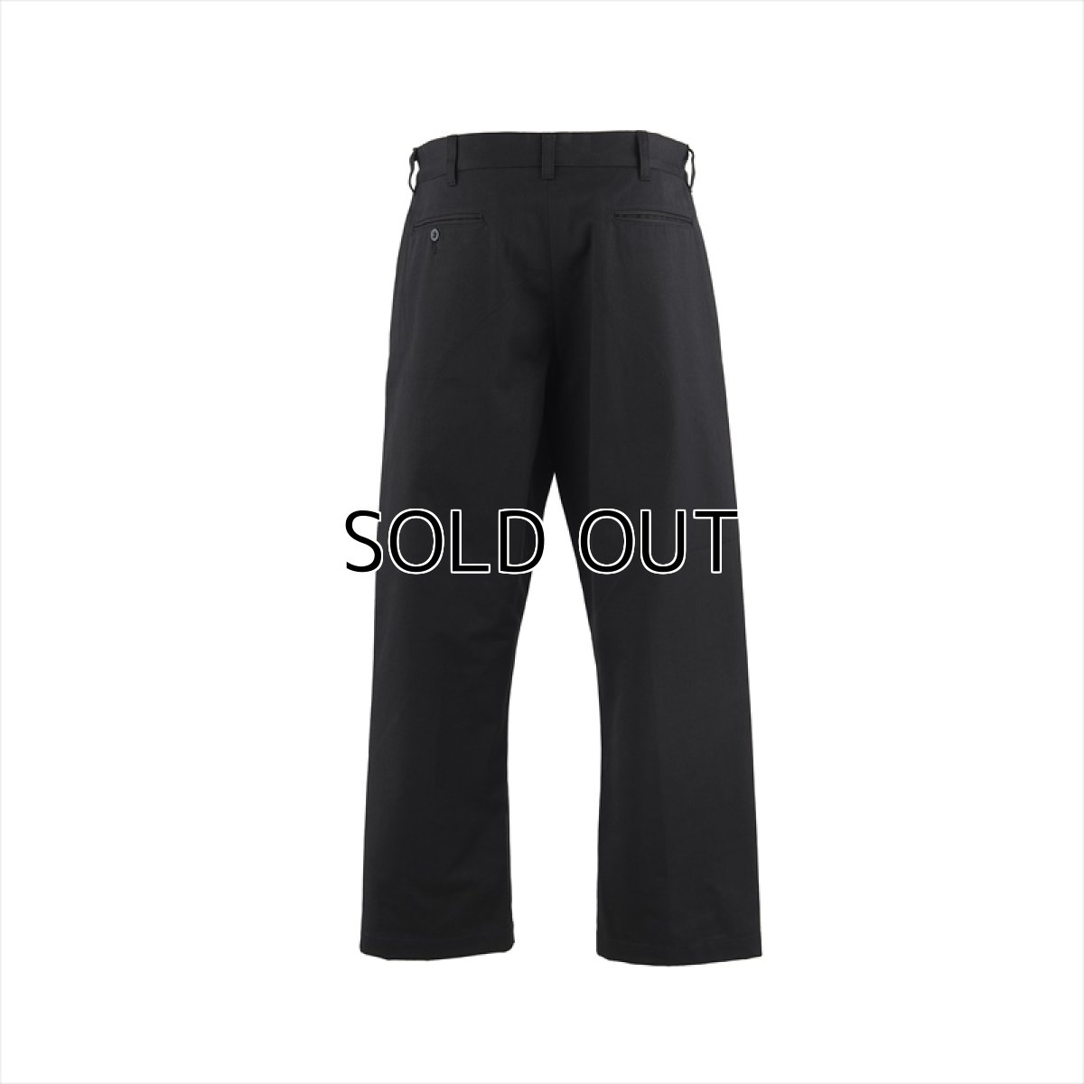 画像2: ©SAINT Mxxxxxx WIDE PANTS CHINO Black (ワイドパンツ) (2)