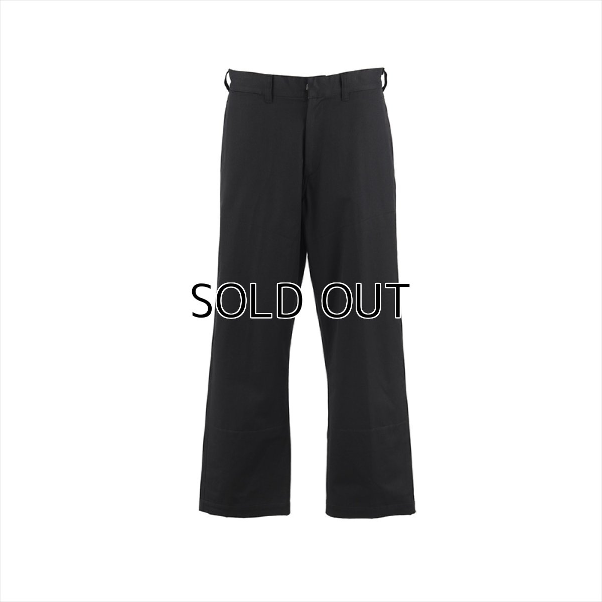 画像1: ©SAINT Mxxxxxx WIDE PANTS CHINO Black (ワイドパンツ) (1)