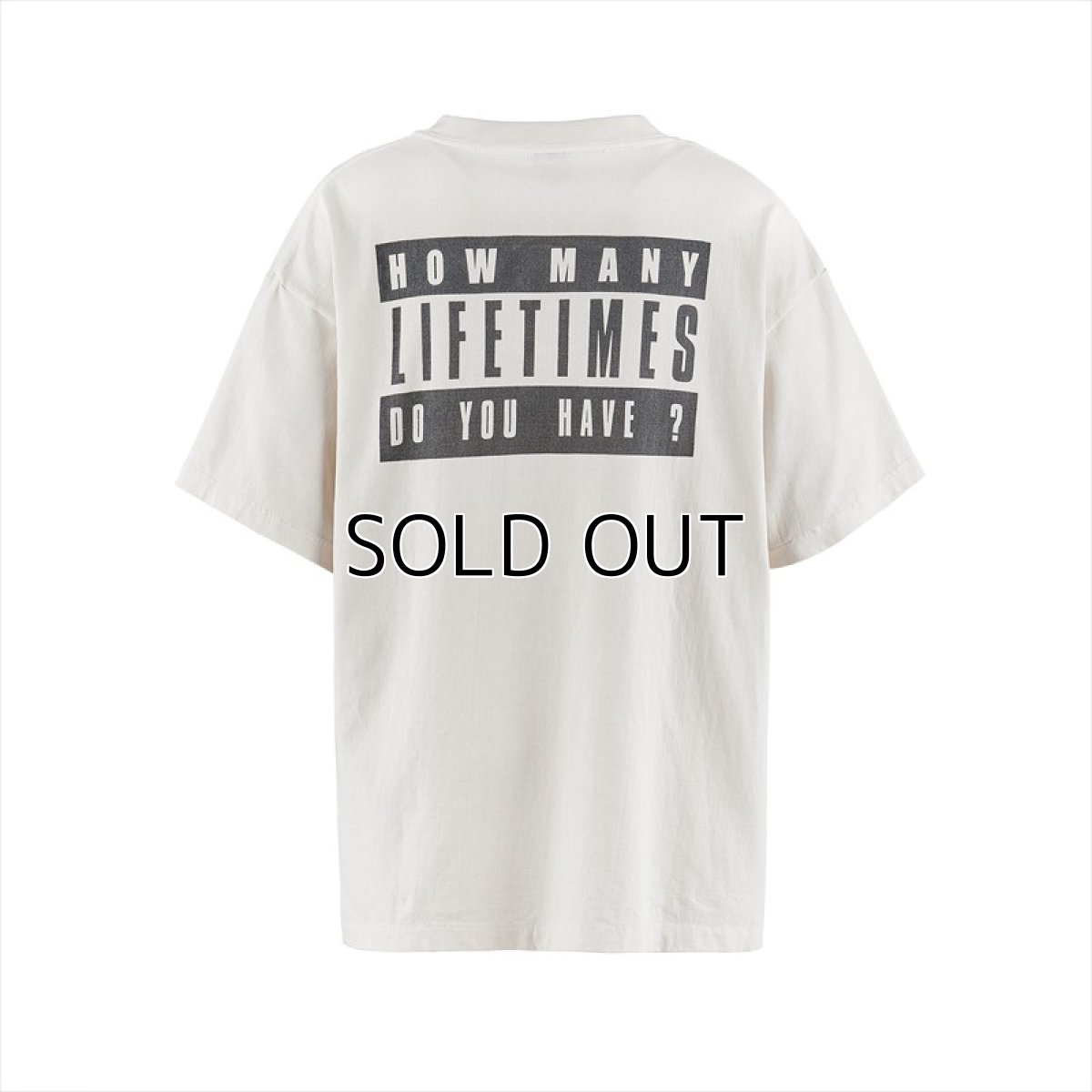 画像2: ©SAINT Mxxxxxx DENIM TEARS DT SS TEE LIVES CREW White (Tシャツ) (2)