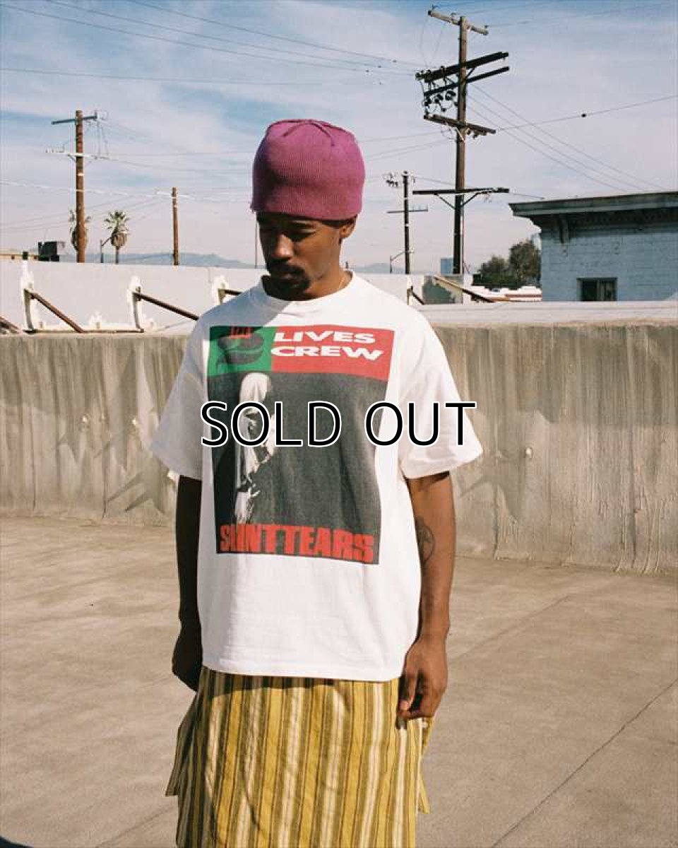 画像4: ©SAINT Mxxxxxx DENIM TEARS DT SS TEE LIVES CREW White (Tシャツ) (4)