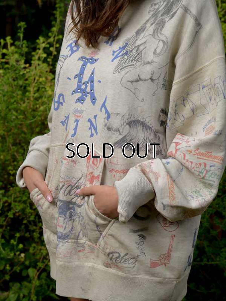 画像7: ©SAINT Mxxxxxx BORN X RAISED BR HOODIE LA Gray (パーカー) (7)