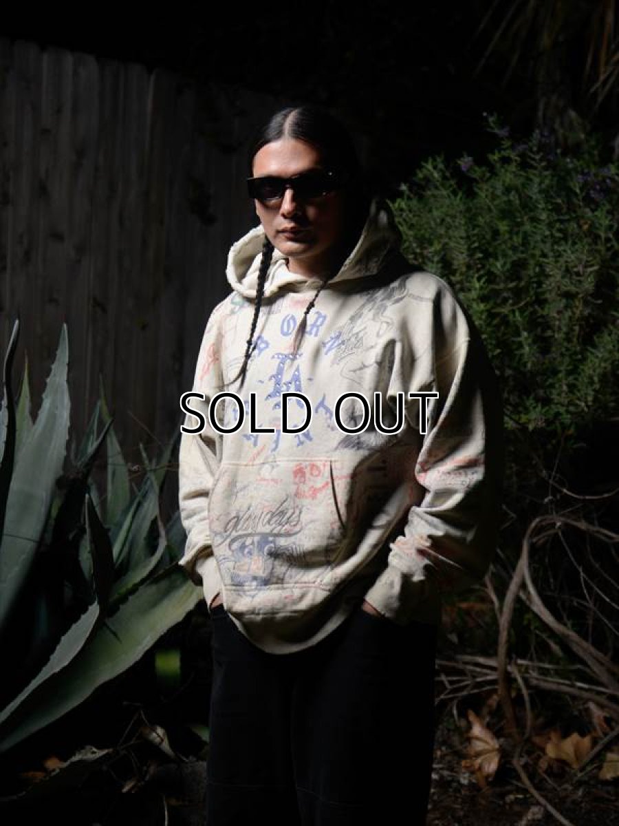 画像8: ©SAINT Mxxxxxx BORN X RAISED BR HOODIE LA Gray (パーカー) (8)