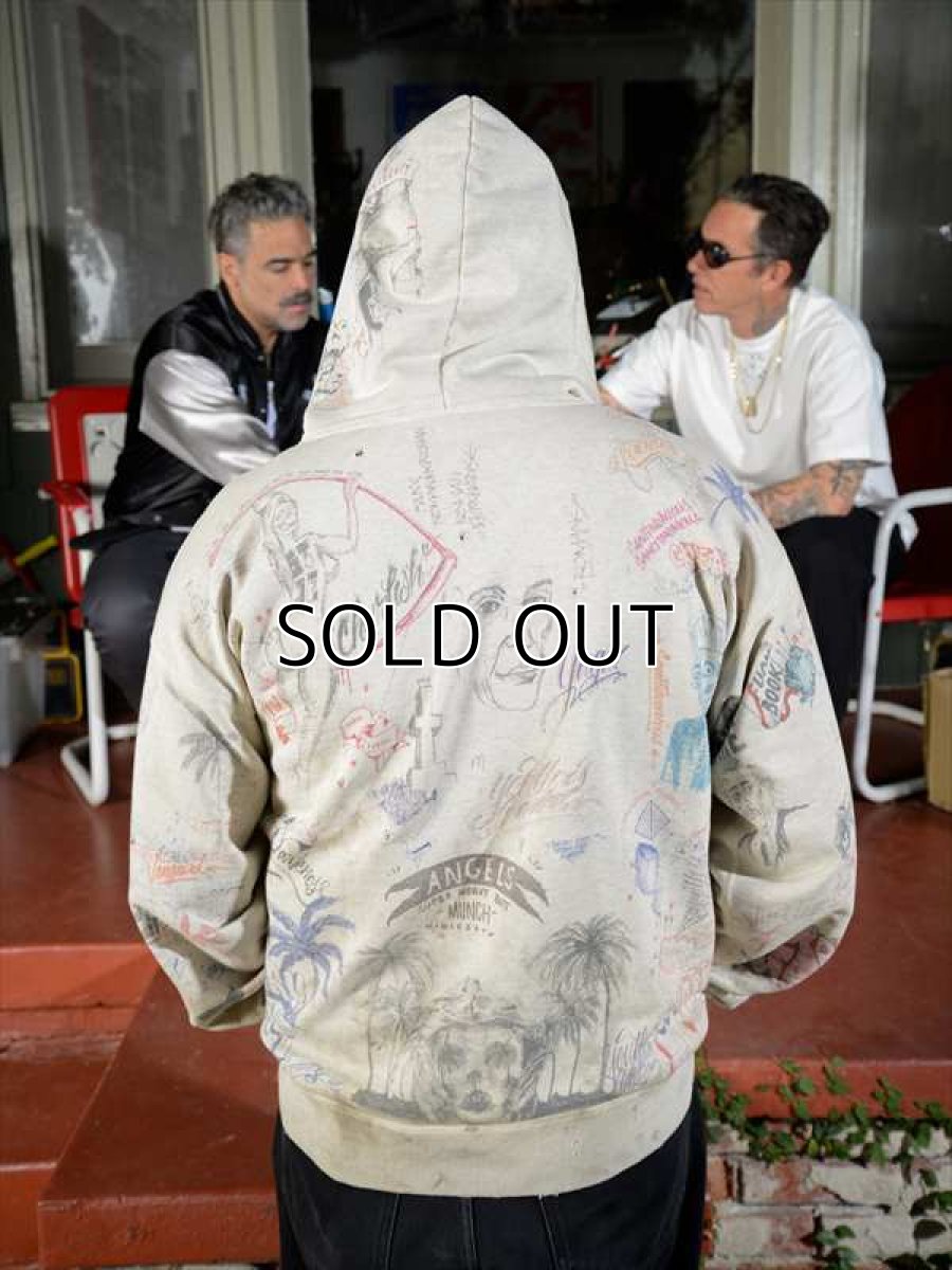 画像5: ©SAINT Mxxxxxx BORN X RAISED BR HOODIE LA Gray (パーカー) (5)