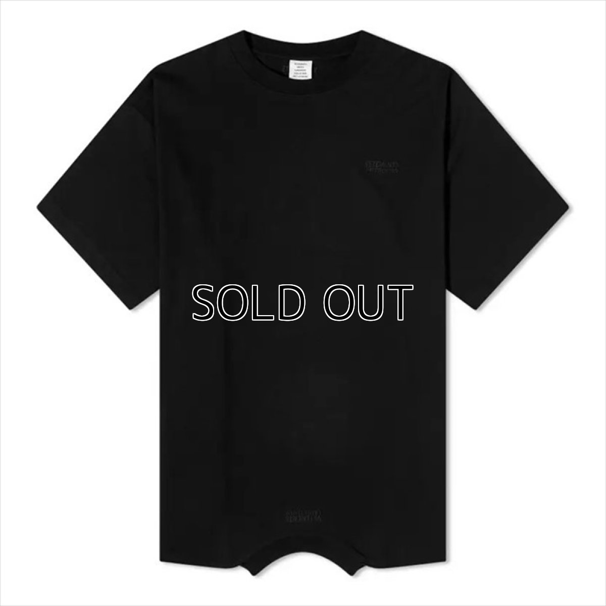 画像1: VETEMENTS Blackout Upside-Down T-Shirt (Tシャツ) (1)