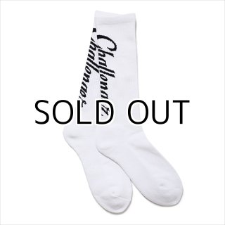 値下げレアCHALLENGERVEAL LOGO SOCKS チャレンジャー CHALLENGER LOGO SOCKS（BLACK） | daze & easy