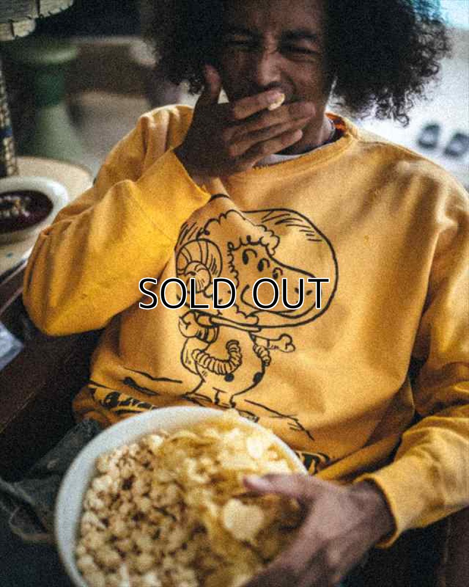 画像4: ©SAINT Mxxxxxx CRW SWEAT LMB OF GD Yellow (スウェット) (4)