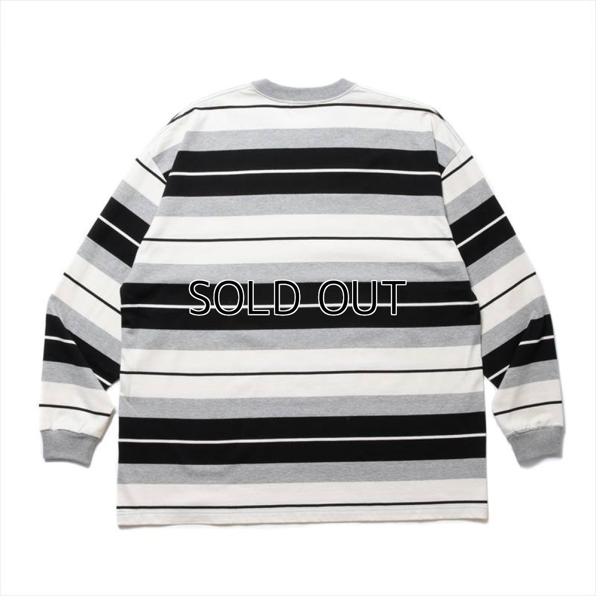 画像2: COOTIE PRODUCTIONS Panel Border L/S Tee (ボーダーロングスリーブTシャツ) (2)