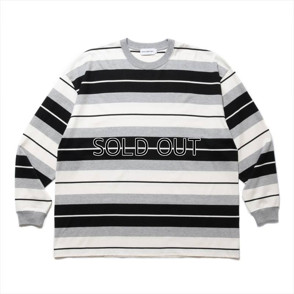 画像1: COOTIE PRODUCTIONS Panel Border L/S Tee (ボーダーロングスリーブTシャツ) (1)