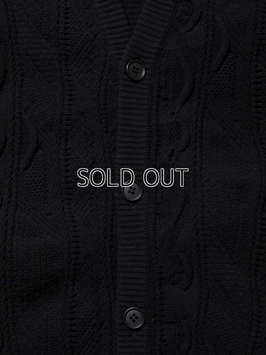 画像2: COOTIE PRODUCTIONS 3D Jacquard Solotex Knit Cardigan (カーディガン) (2)