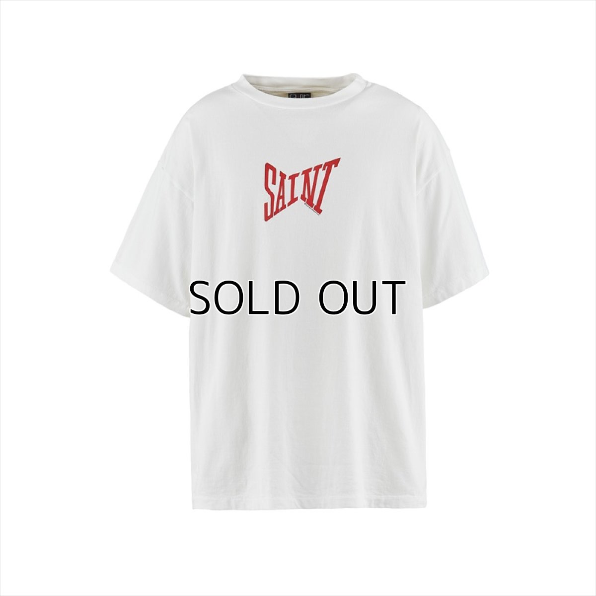 画像1: ©SAINT Mxxxxxx SS TEE RIBON SAINT White/Red (Tシャツ) (1)