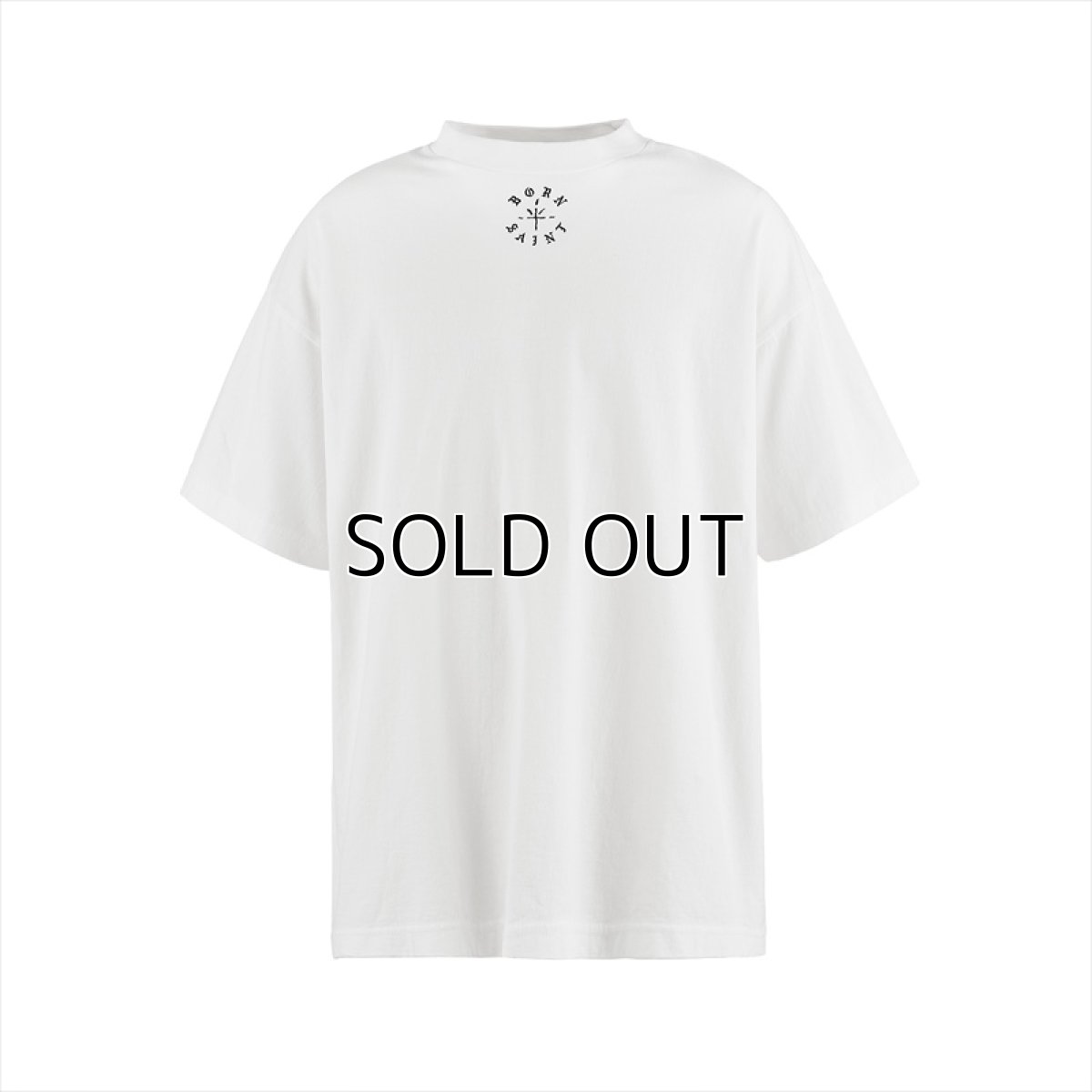 画像1: ©SAINT Mxxxxxx BORN X RAISED BR_SS TEE BORN SAINT White (Tシャツ) (1)