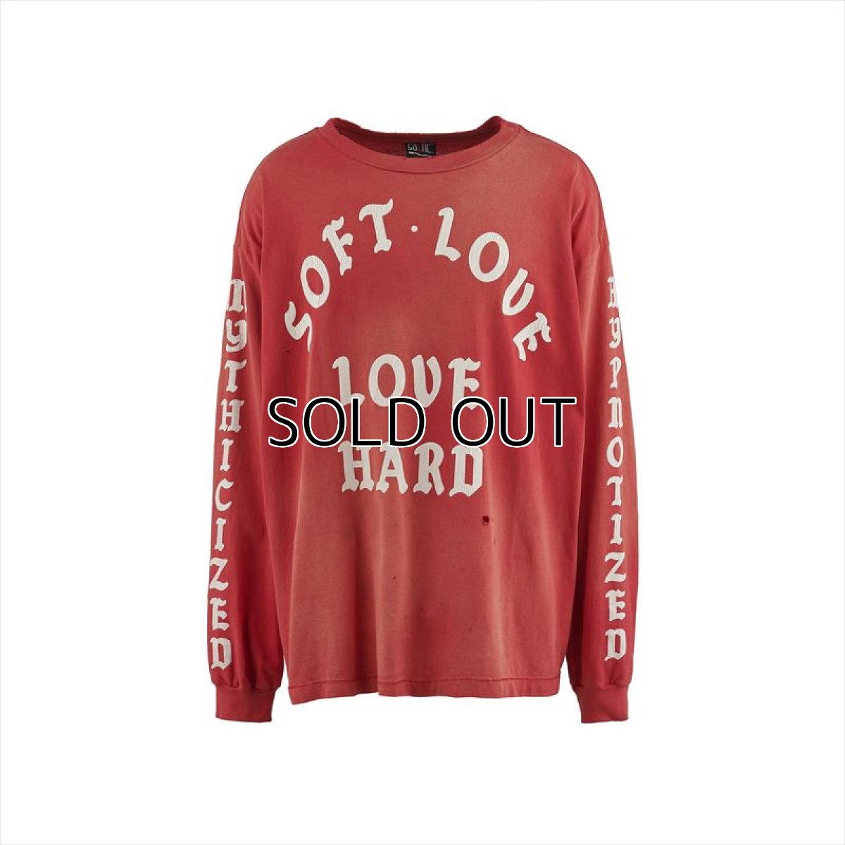 画像1: ©SAINT Mxxxxxx LS TEE SOFT LOVE RED (ロングスリーブTシャツ) (1)