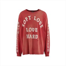 画像1: ©SAINT Mxxxxxx LS TEE SOFT LOVE RED (ロングスリーブTシャツ) (1)