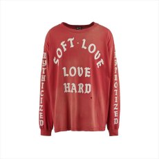 画像1: ©SAINT Mxxxxxx LS TEE SOFT LOVE RED (ロングスリーブTシャツ) (1)