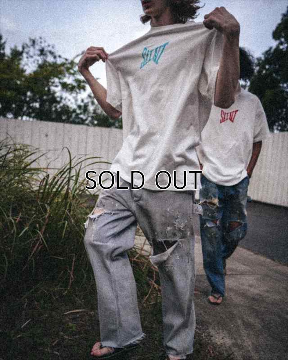 画像2: ©SAINT Mxxxxxx SS TEE RIBON SAINT White/Red (Tシャツ) (2)