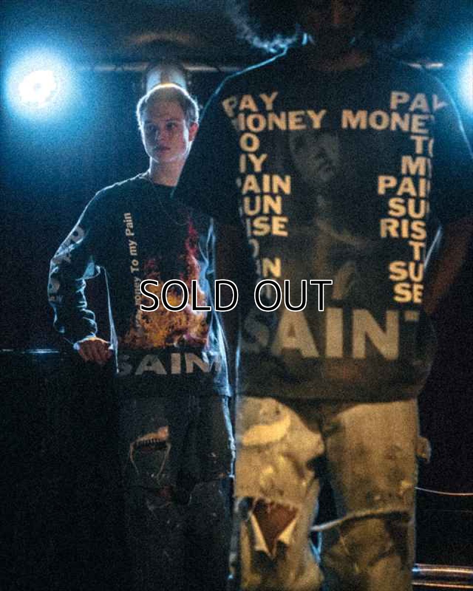 画像3: ©SAINT Mxxxxxx Pay money To my Pain PTP_SS TEE STAY REAL Black (Tシャツ) (3)