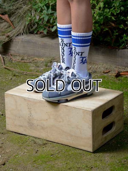 SAINT Mxxxxxx BORN X RAISED BR_Socks LA White