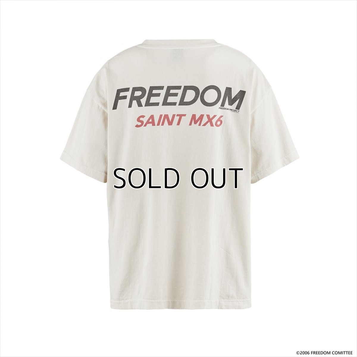 画像2: ©SAINT Mxxxxxx FREEDOM FD_SS TEE ASTRO White (Tシャツ) (2)