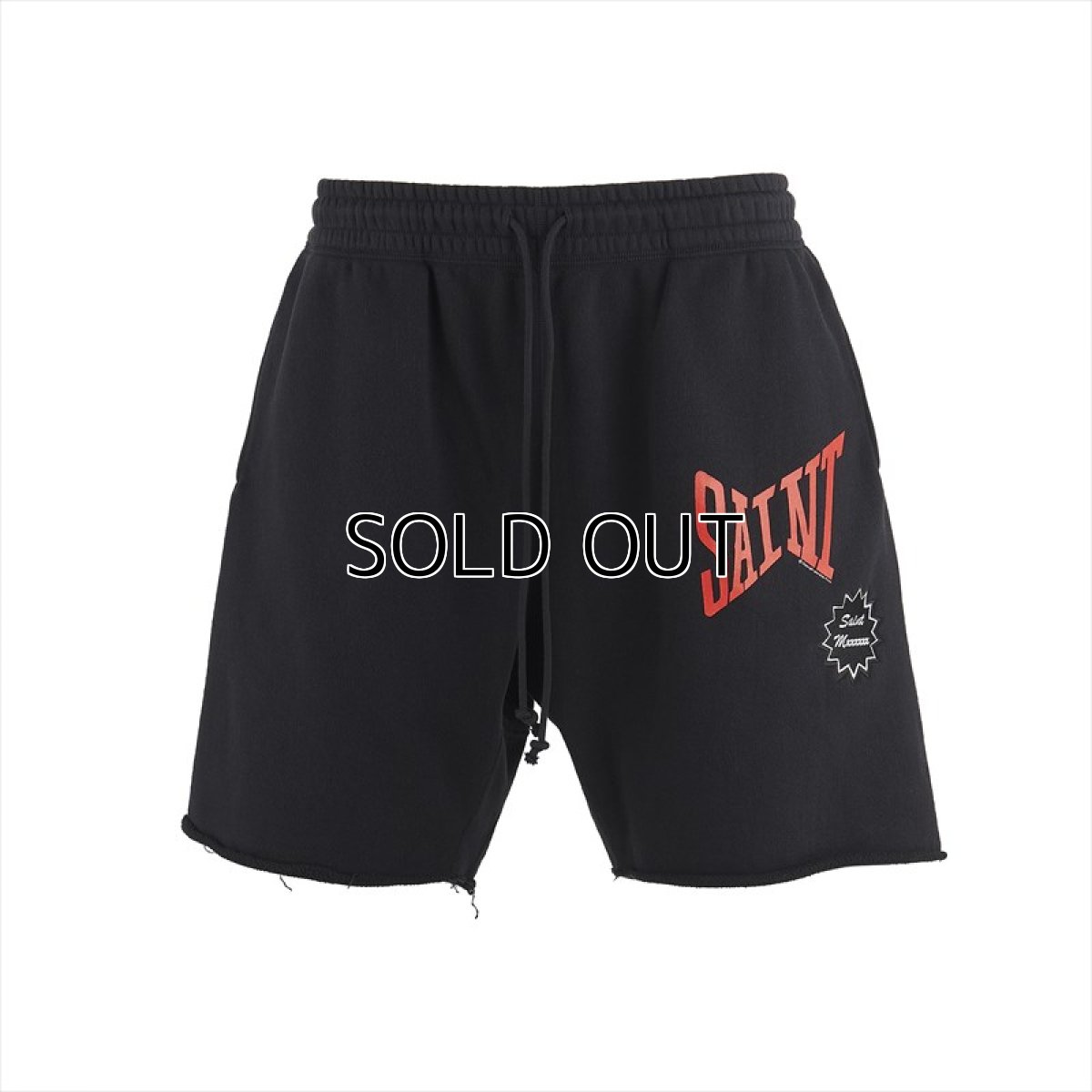 画像1: ©SAINT Mxxxxxx SWEAT SHORTS SAINT Black (1)