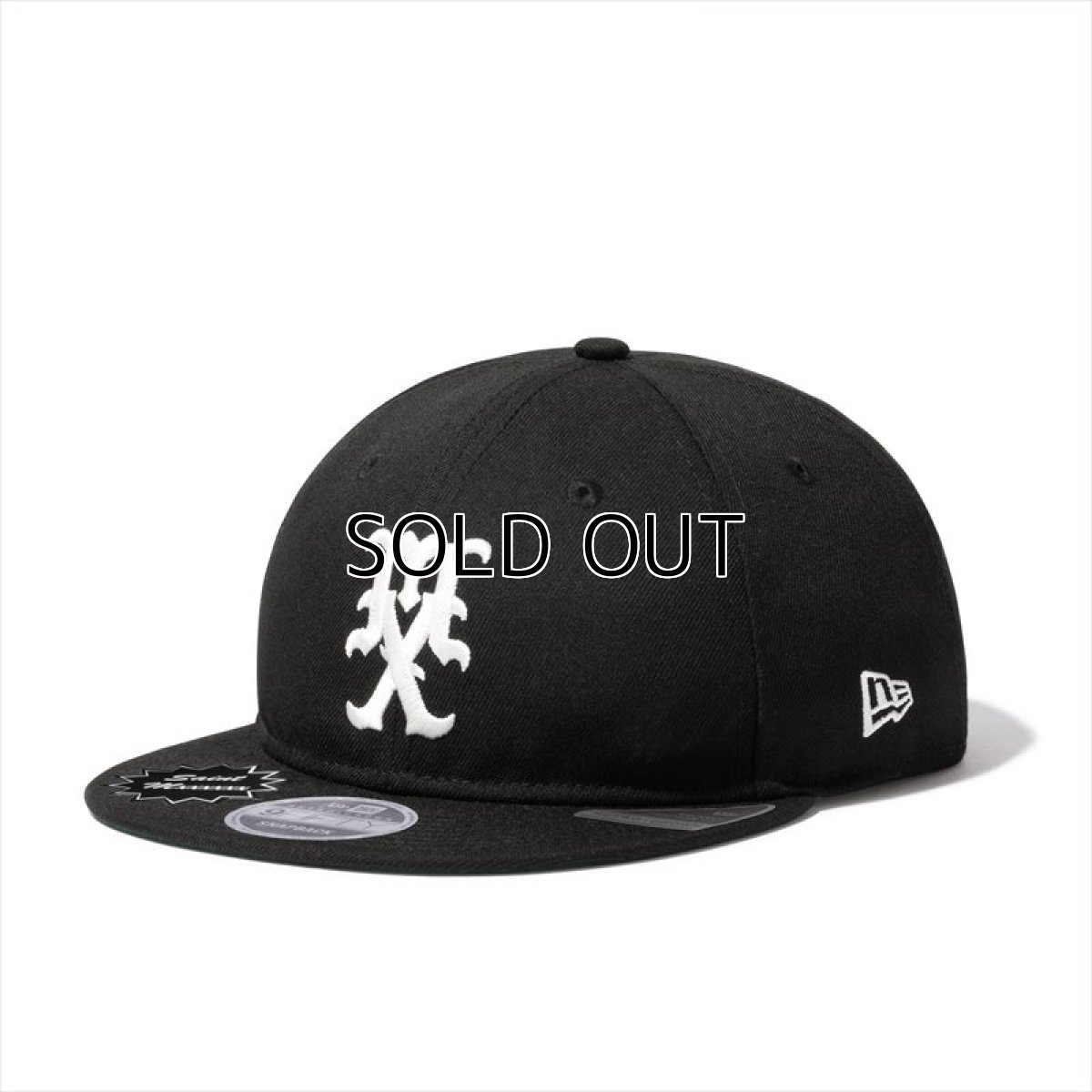 画像1: ©SAINT Mxxxxxx NEW ERA NE_Cap MX Black (キャップ) (1)