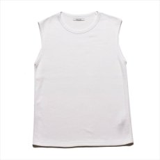 画像1: MINEDENIM Roundneck Nosleeve Rib T-Shirt (1)